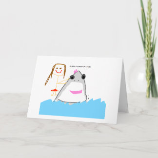 shark friends card