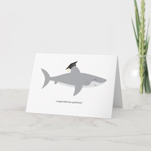 Shark Graduation Card (Front)