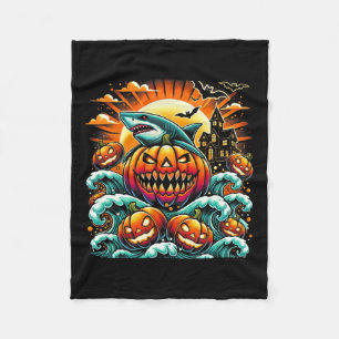 Shark Halloween Fleece Blanket