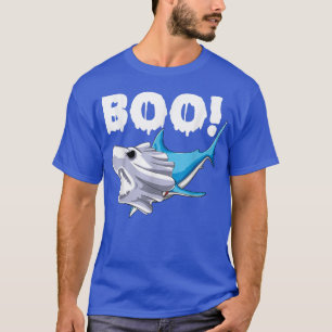 Shark HalloweenBoo Ghost Shark Gift Boys Mens T-Shirt