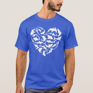 Shark Heart I Love Sharks Shark T-Shirt