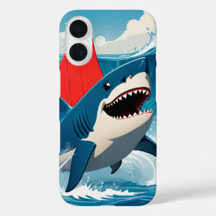 Shark in the Ocean  iPhone 16 Case
