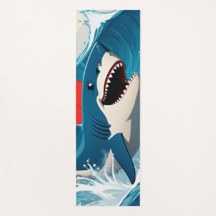 Shark in the Ocean Yoga Mat