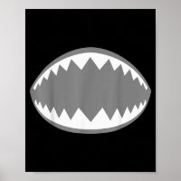 Shark Jaw Shirt Adult Kids Men Women Shark Mouth C