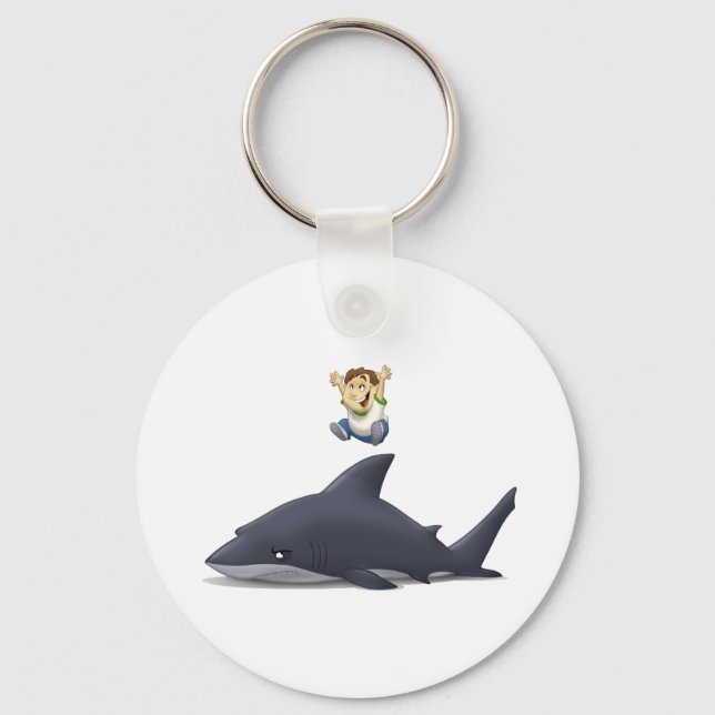 Shark Jumper Keychain (Front)