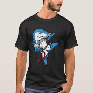 Shark Karate Ninja Martial Arts Kickboxing Jiu-jit T-Shirt
