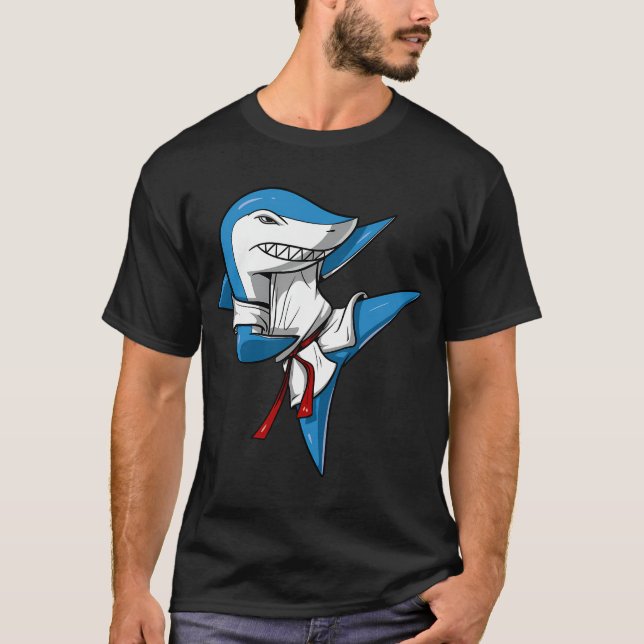 Shark Karate Ninja T-Shirt (Front)