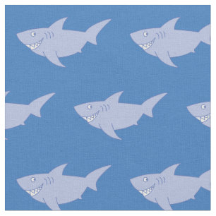 Shark Kid Baby Nursery Decor Cute Fabric