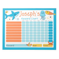  Shark Kids Reward Chart for Daily Routine Chores