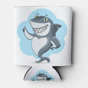 Shark Laughing Can Cooler