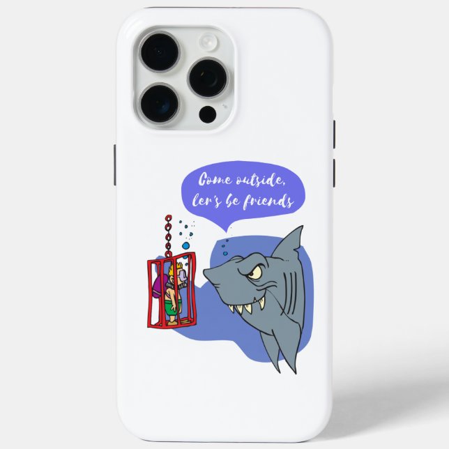 shark, let's be friends Case-Mate iPhone case (Back)