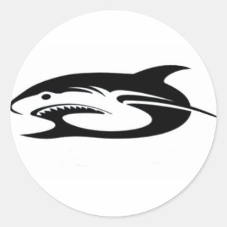 Shark Logo Products Classic Round Sticker