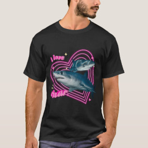 Shark Love "I Love Shar" Meme T-Shirt