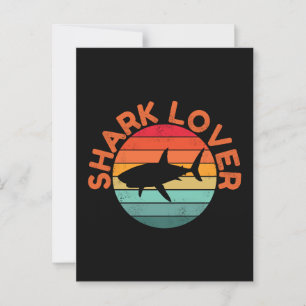 SHARK LOVER POSTCARD