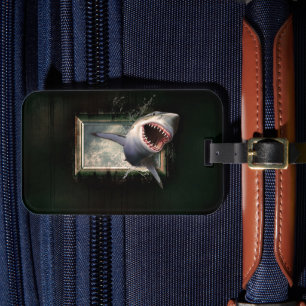 Shark Luggage Tag