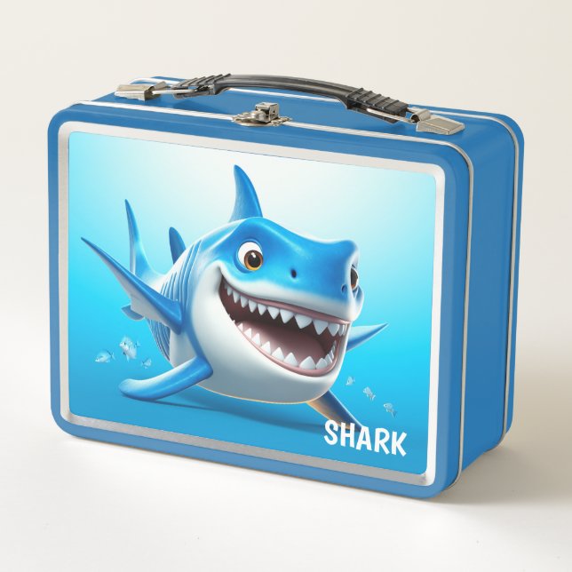 Shark Metal Lunch Box (Front)