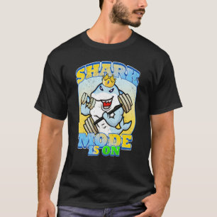 Shark Mode Is On Bodybuilding Shark Vintage T-Shirt