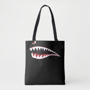 Shark Mouth Art Symbol - Gift For Shark Lover Tote Bag