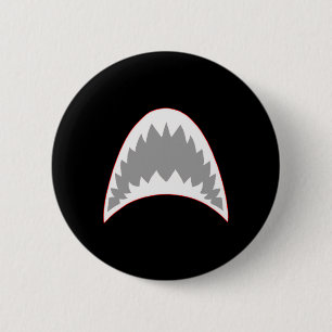 Shark Mouth Jaw Lazy Easy Costume For Halloween Pa 2 Inch Round Button