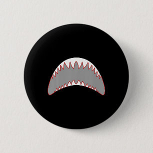 Shark Mouth Jaw Lazy Easy Costume For Halloween Pa 2 Inch Round Button