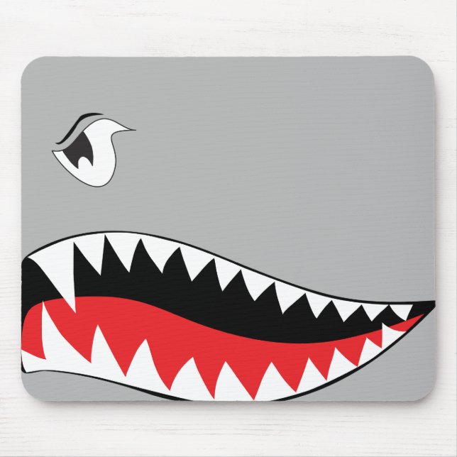 Shark Mouth Mouse Pad (Front)