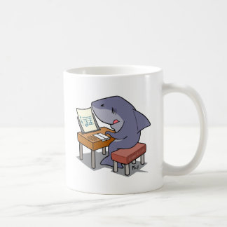 Shark music coffee mug