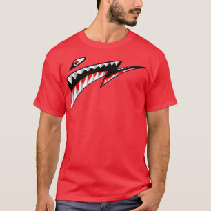 Shark Nose Art   WWII Military Plane  T-Shirt