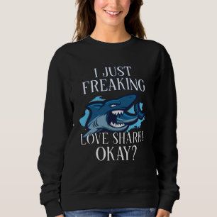Shark Ocean Predator Scuba Diver Diving 2 Sweatshirt