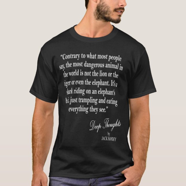 Shark on an Elephant T-Shirt (Front)