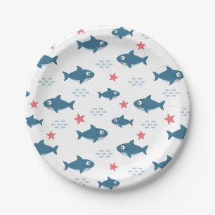 Shark Paper Plate