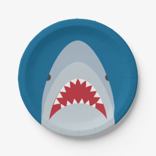 Shark Paper Plates