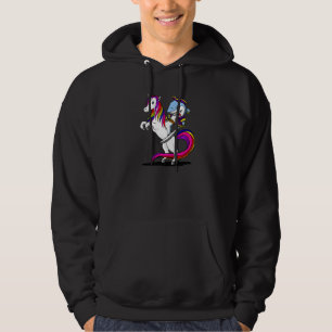 Shark Pirate Riding Unicorn Magical Fantasy Kids B Hoodie