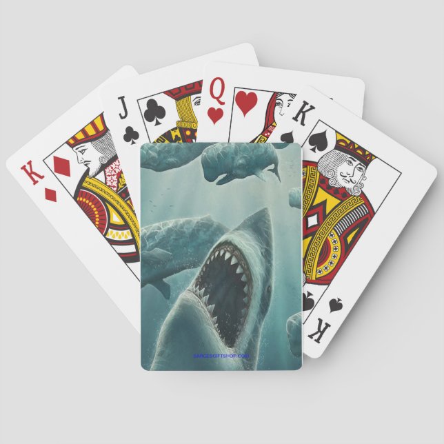 SHARK PLAYING CARDS (Back)
