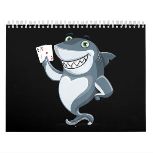 Shark Poker Player  - Funny Poker Gift Calendar