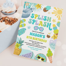 Shark Pool Party Summer Pool Birthday Party