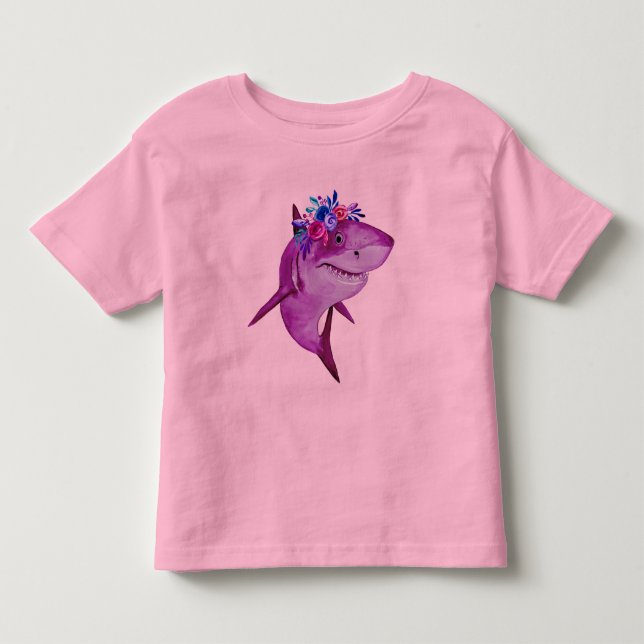 Shark Queen Toddler T-shirt (Front)
