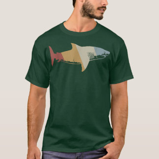 Shark Retro Style Vintage T-Shirt