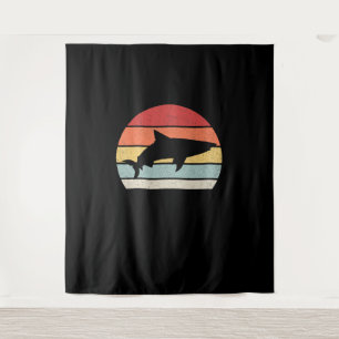 Shark Retro Vintage Gifts Tapestry