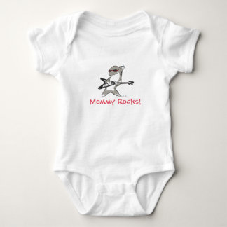 Shark Rock Star pt.2 Baby Bodysuit