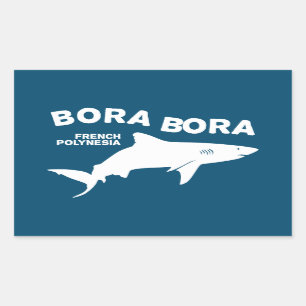 Shark Scuba Duiving In Bora Bora Sticker