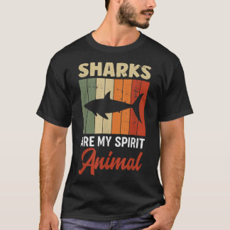 Shark Sharks Are My Spirit Animal T-Shirt