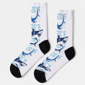 SHARK , SHARKS, SHARKS, STYLE SOCKS
