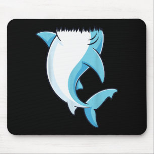 Shark Shirt Adult Kids Men Women Shark Costume  Mouse Pad