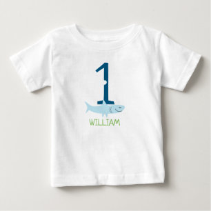 Shark Shirt First Birthday
