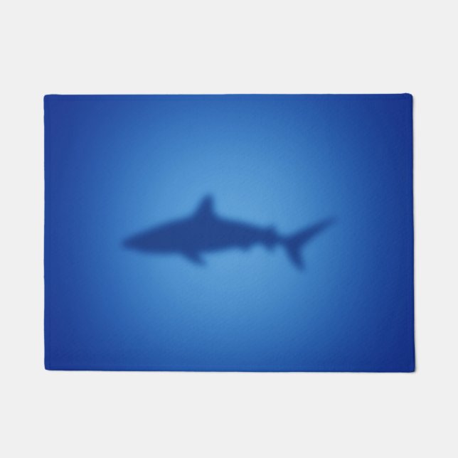 Shark silhouette doormat (Front)