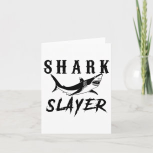 Shark Slayer Shark Fishing And Salt Water Anglers  Card