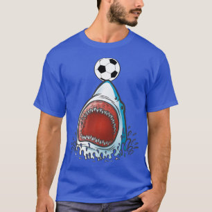 Shark Soccer , Funny Cute Animal Lover Sports Gift T-Shirt