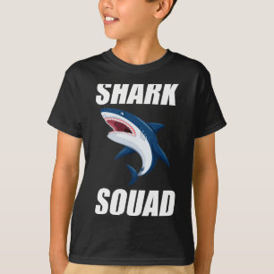Shark Squad Cool Zoo Aquarium Lover Beach Trip T-Shirt