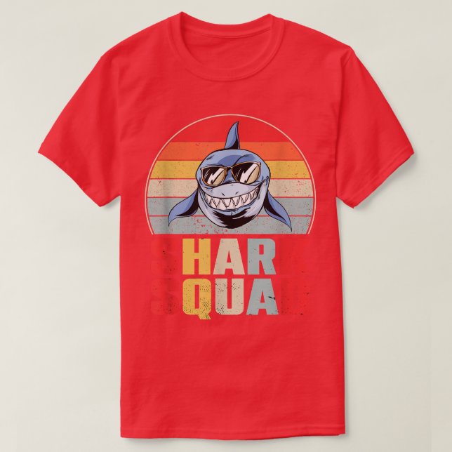 Shark Squad  T-Shirt (Design Front)