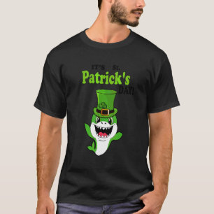 Shark St Patrick's Day Funny Lucky Shark T-Shirt